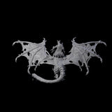 Swooping Dark Elf Manticore Rider D Miniature for Dungeons and Dragons, Pathfinder or other TTRPGs