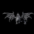 Swooping Dark Elf Manticore Rider E Miniature for Dungeons and Dragons, Pathfinder or other TTRPGs