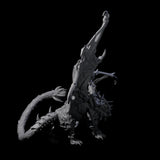 Swooping Dark Elf Manticore Rider F Miniature for Dungeons and Dragons, Pathfinder or other TTRPGs