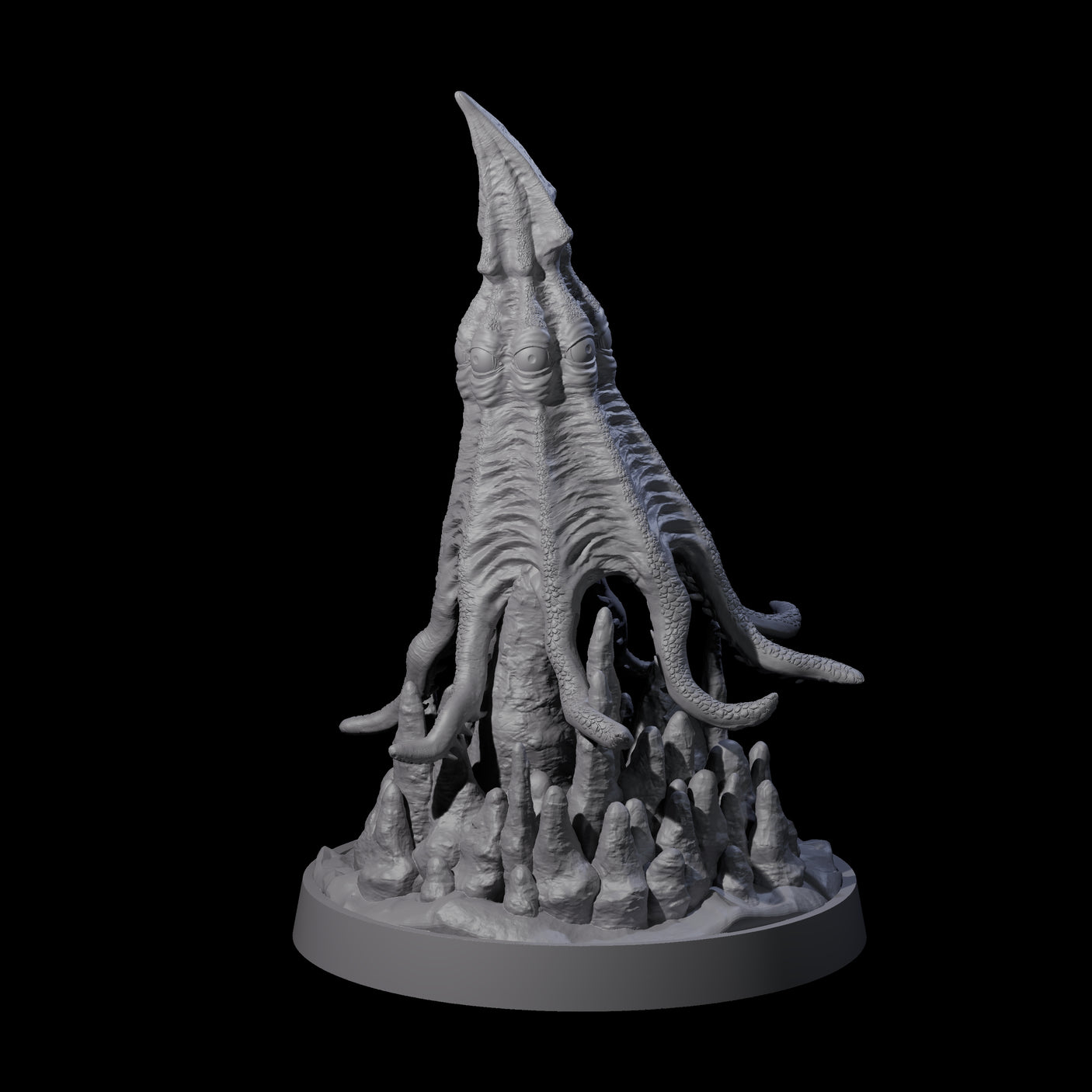 Swooping Darkmantle A Miniature for Dungeons and Dragons, Pathfinder or other TTRPGs