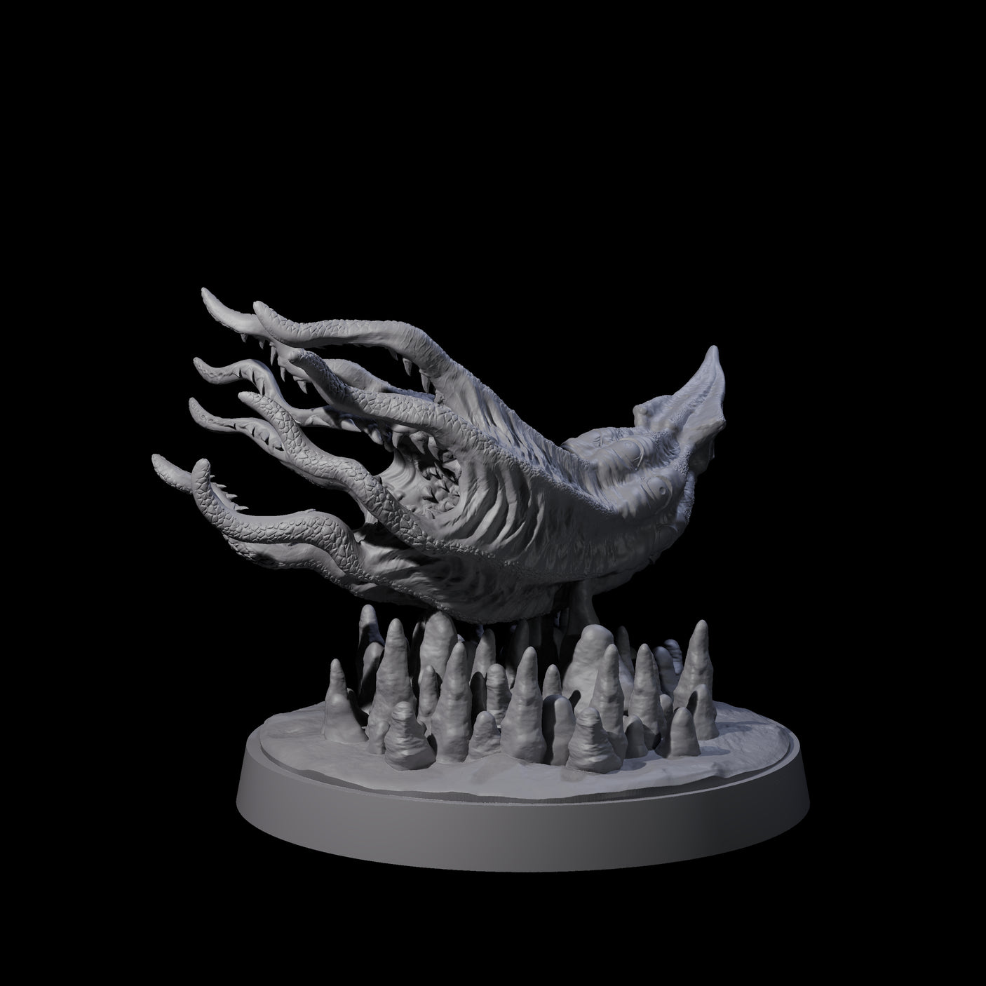 Swooping Darkmantle B Miniature for Dungeons and Dragons, Pathfinder or other TTRPGs