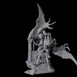 Swooping Dire Bat A Miniature for Dungeons and Dragons, Pathfinder or other TTRPGs