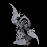 Swooping Dire Bat A Miniature for Dungeons and Dragons, Pathfinder or other TTRPGs