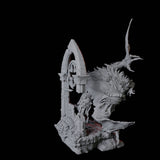 Swooping Dire Bat B Miniature for Dungeons and Dragons, Pathfinder or other TTRPGs