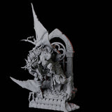 Swooping Dire Bat B Miniature for Dungeons and Dragons, Pathfinder or other TTRPGs