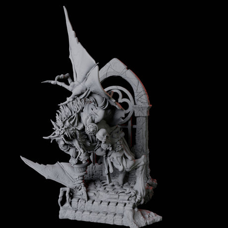 Swooping Dire Bat B Miniature for Dungeons and Dragons, Pathfinder or other TTRPGs