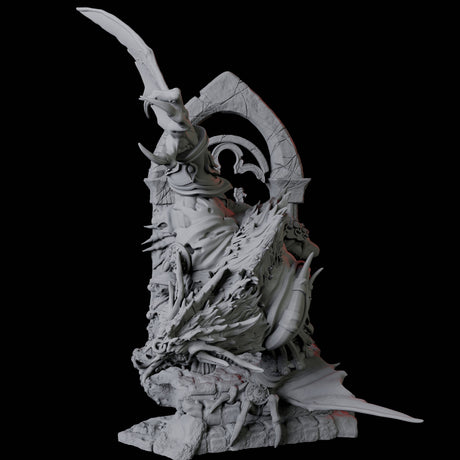 Swooping Dire Bat C Miniature for Dungeons and Dragons, Pathfinder or other TTRPGs