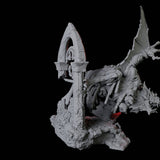 Swooping Dire Bat C Miniature for Dungeons and Dragons, Pathfinder or other TTRPGs