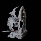Swooping Dire Bat C Miniature for Dungeons and Dragons, Pathfinder or other TTRPGs