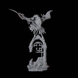 Swooping Dire Bat D Miniature for Dungeons and Dragons, Pathfinder or other TTRPGs