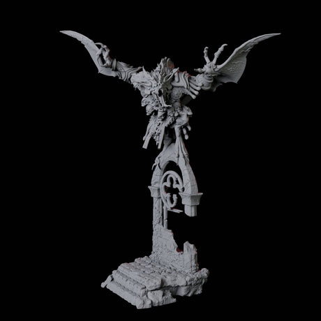 Swooping Dire Bat D Miniature for Dungeons and Dragons, Pathfinder or other TTRPGs
