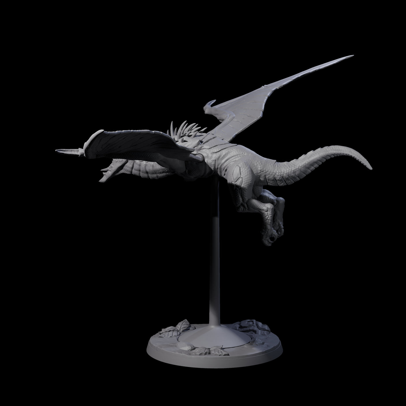 Swooping Pteranodon A Miniature for Dungeons and Dragons, Pathfinder or other TTRPGs