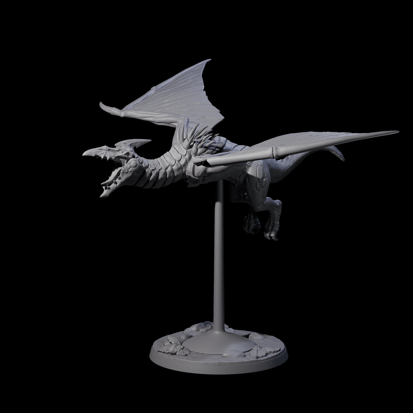 Swooping Pteranodon A Miniature for Dungeons and Dragons, Pathfinder or other TTRPGs