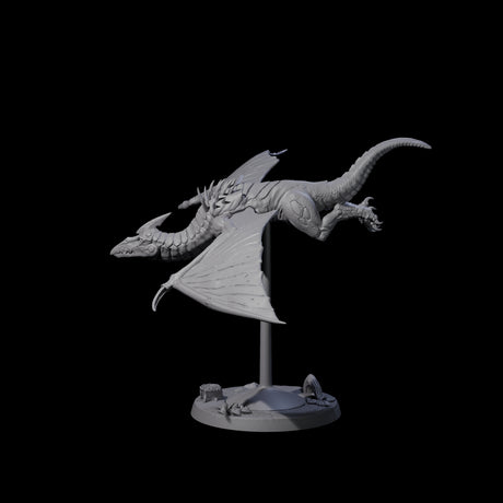 Swooping Pteranodon B Miniature for Dungeons and Dragons, Pathfinder or other TTRPGs