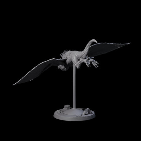 Swooping Pteranodon B Miniature for Dungeons and Dragons, Pathfinder or other TTRPGs