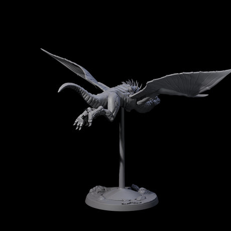 Swooping Pteranodon C Miniature for Dungeons and Dragons, Pathfinder or other TTRPGs