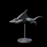 Swooping Pteranodon C Miniature for Dungeons and Dragons, Pathfinder or other TTRPGs