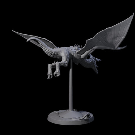 Swooping Pteranodon D Miniature for Dungeons and Dragons, Pathfinder or other TTRPGs