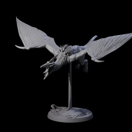 Swooping Pteranodon D Miniature for Dungeons and Dragons, Pathfinder or other TTRPGs