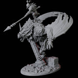 Swooping Vampire Spawn on Giant Bat C Miniature for Dungeons and Dragons, Pathfinder or other TTRPGs