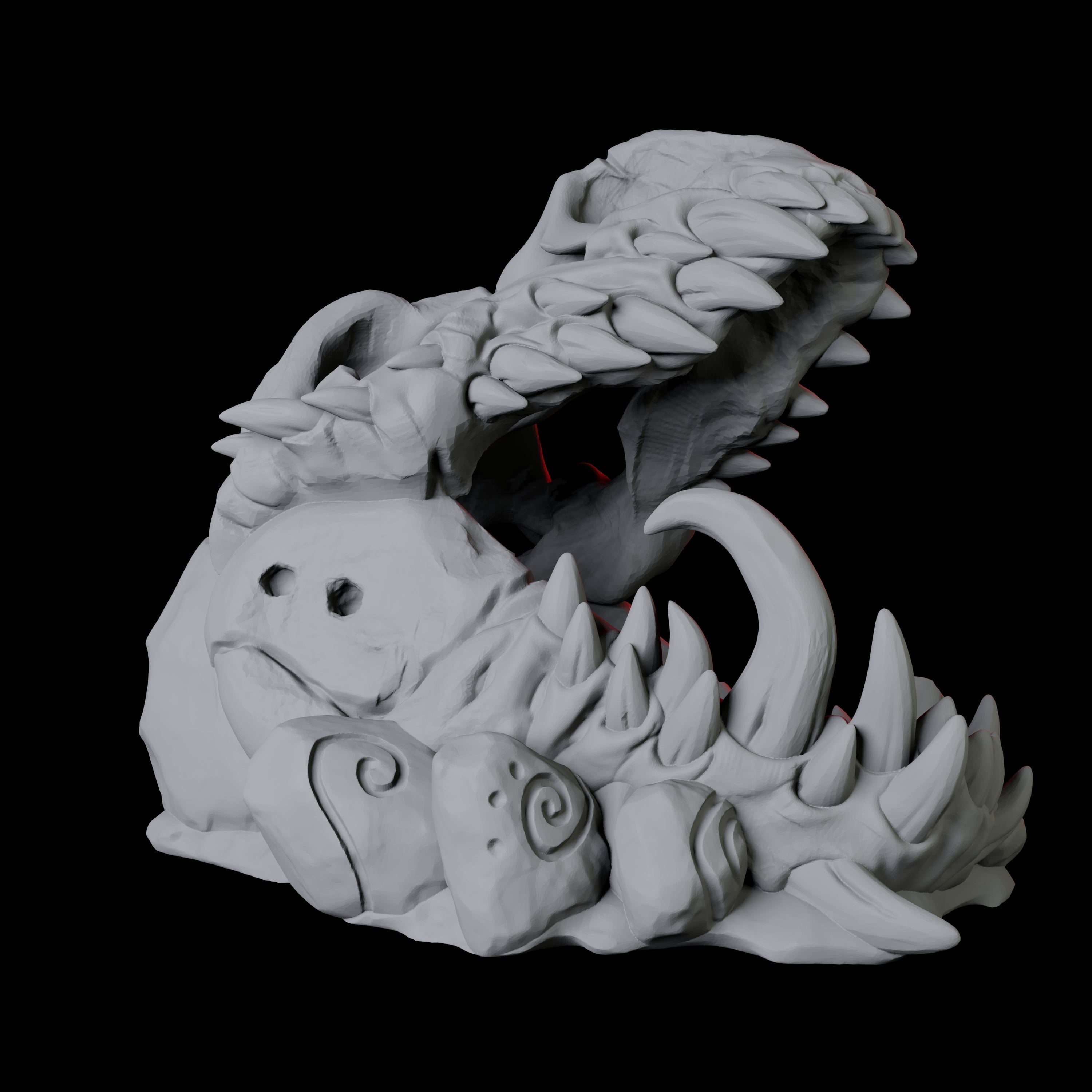 T-Rex Skull Miniature for Dungeons and Dragons, Pathfinder or other TTRPGs