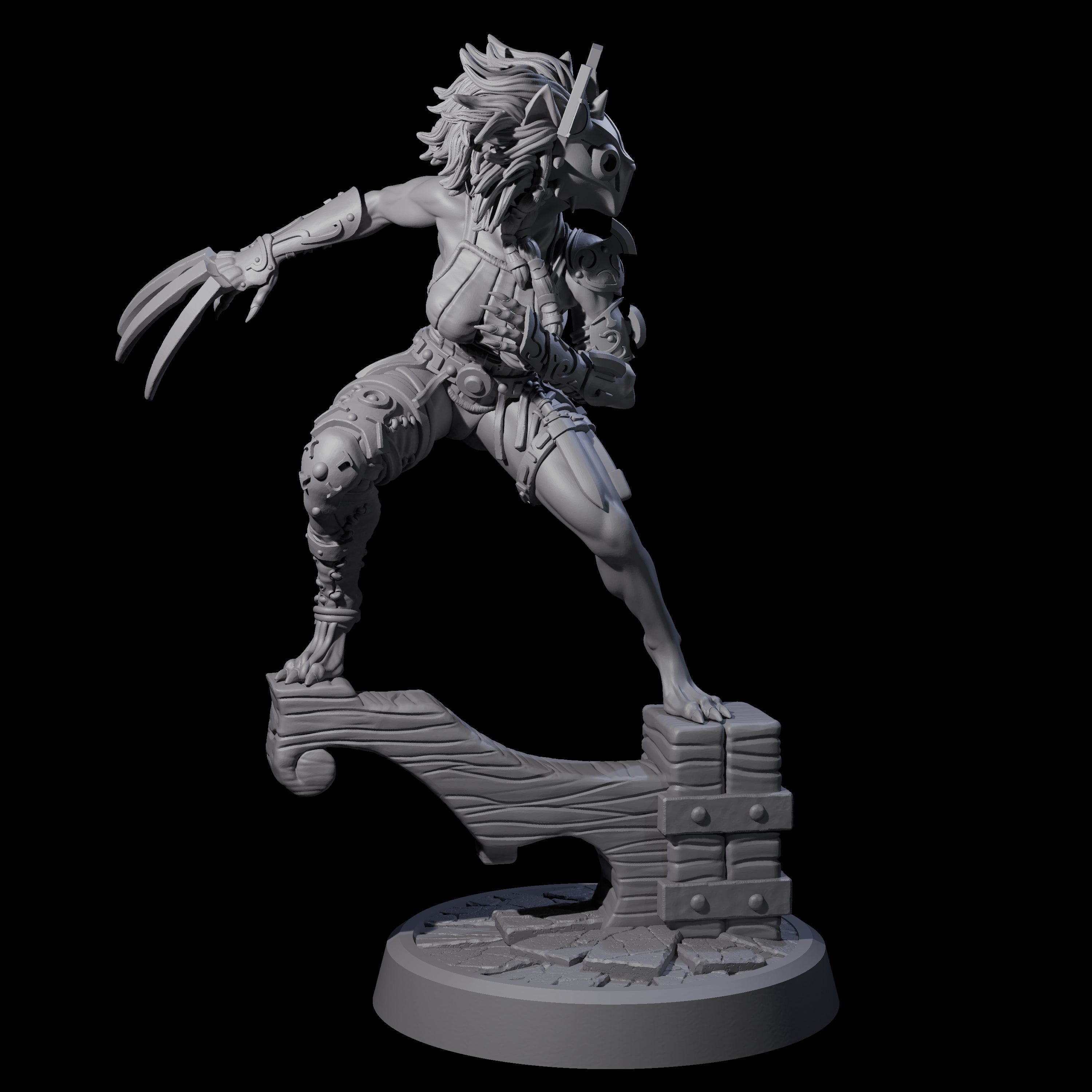Tabaxi Cat Burgler Miniature for Dungeons and Dragons, Pathfinder or other TTRPGs