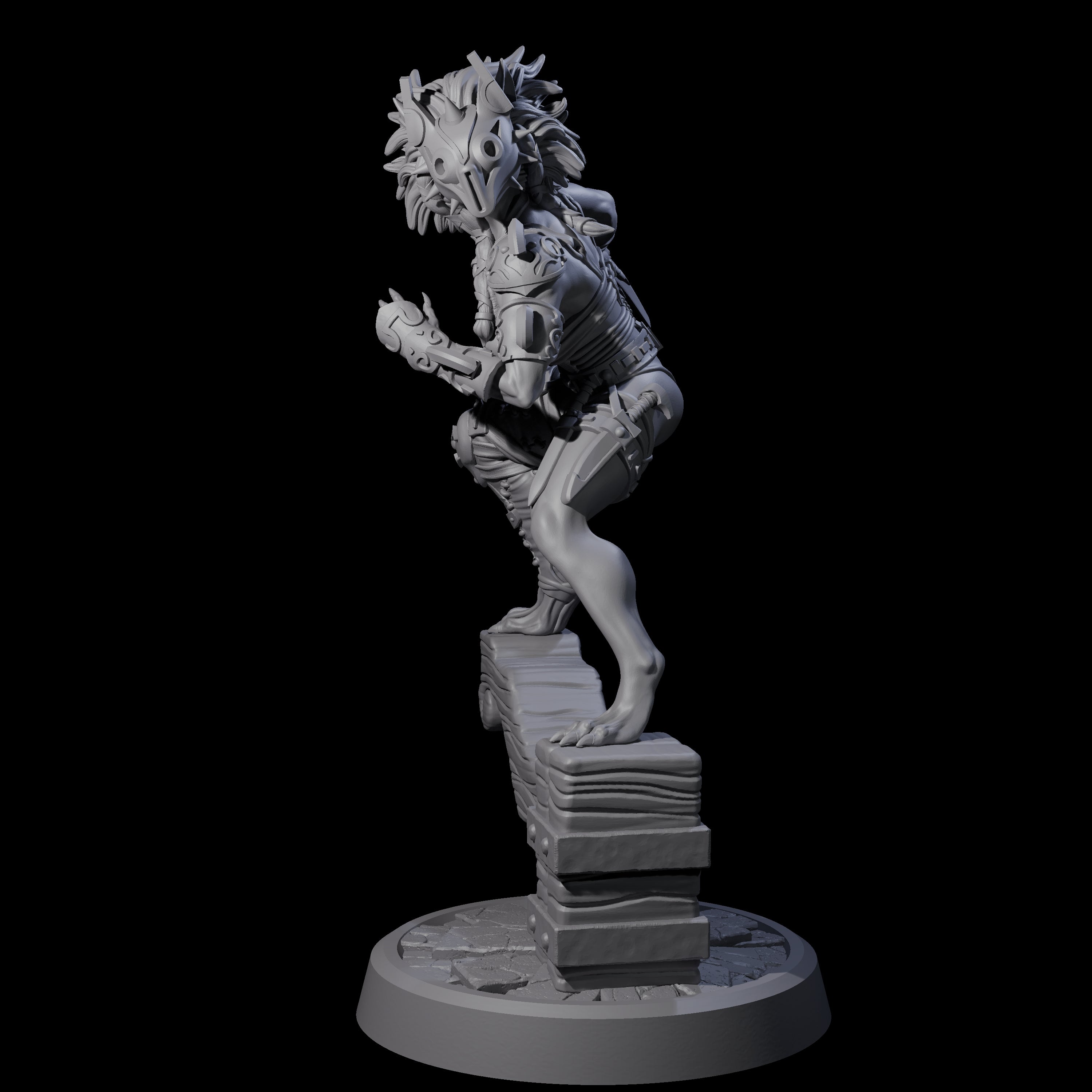 Tabaxi Cat Burgler Miniature for Dungeons and Dragons, Pathfinder or other TTRPGs