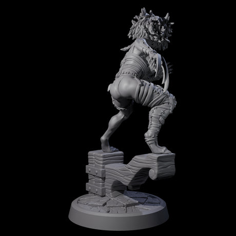 Tabaxi Cat Burgler Miniature for Dungeons and Dragons, Pathfinder or other TTRPGs