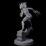 Tabaxi Cat Burgler Miniature for Dungeons and Dragons, Pathfinder or other TTRPGs