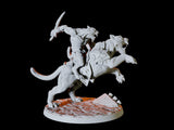 Tabaxi Rider Type B Miniature for Dungeons and Dragons, Pathfinder or other TTRPGs