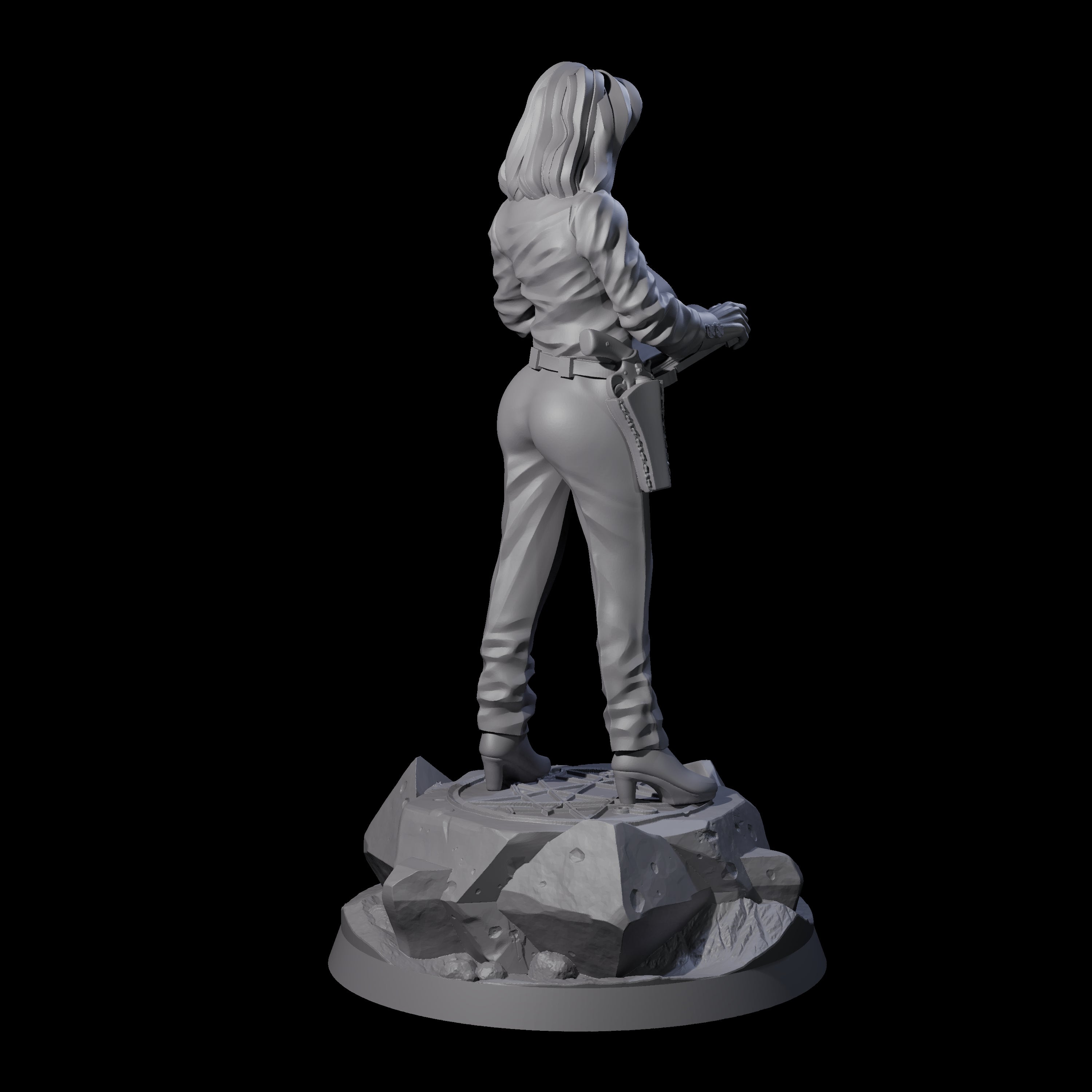 Tactical Human Investigator Miniature for Dungeons and Dragons, Pathfinder or other TTRPGs