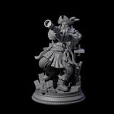 Taking Aiming Pirate Captain Miniature for Dungeons and Dragons, Pathfinder or other TTRPGs