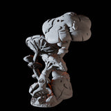 Tall Layered Mushroom Miniature for Dungeons and Dragons, Pathfinder or other TTRPGs