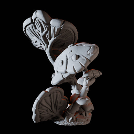 Tall Layered Mushroom Miniature for Dungeons and Dragons, Pathfinder or other TTRPGs