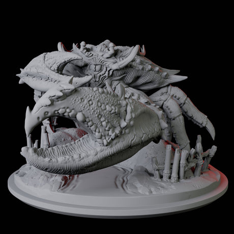 Tambanokano, the Giant Crab Miniature for Dungeons and Dragons, Pathfinder or other TTRPGs