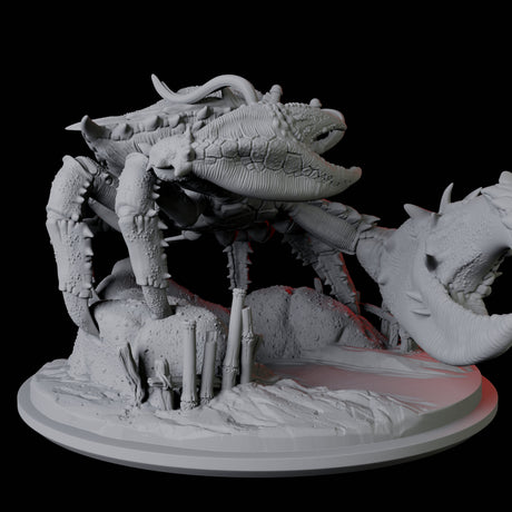 Tambanokano, the Giant Crab Miniature for Dungeons and Dragons, Pathfinder or other TTRPGs
