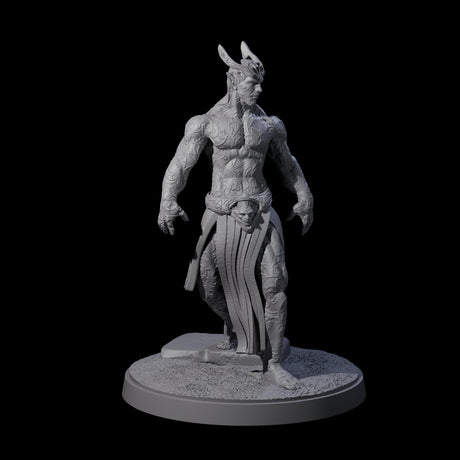 Tattooed Empyrean Lord Miniature for Dungeons and Dragons, Pathfinder or other TTRPGs