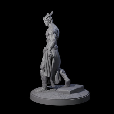 Tattooed Empyrean Lord Miniature for Dungeons and Dragons, Pathfinder or other TTRPGs