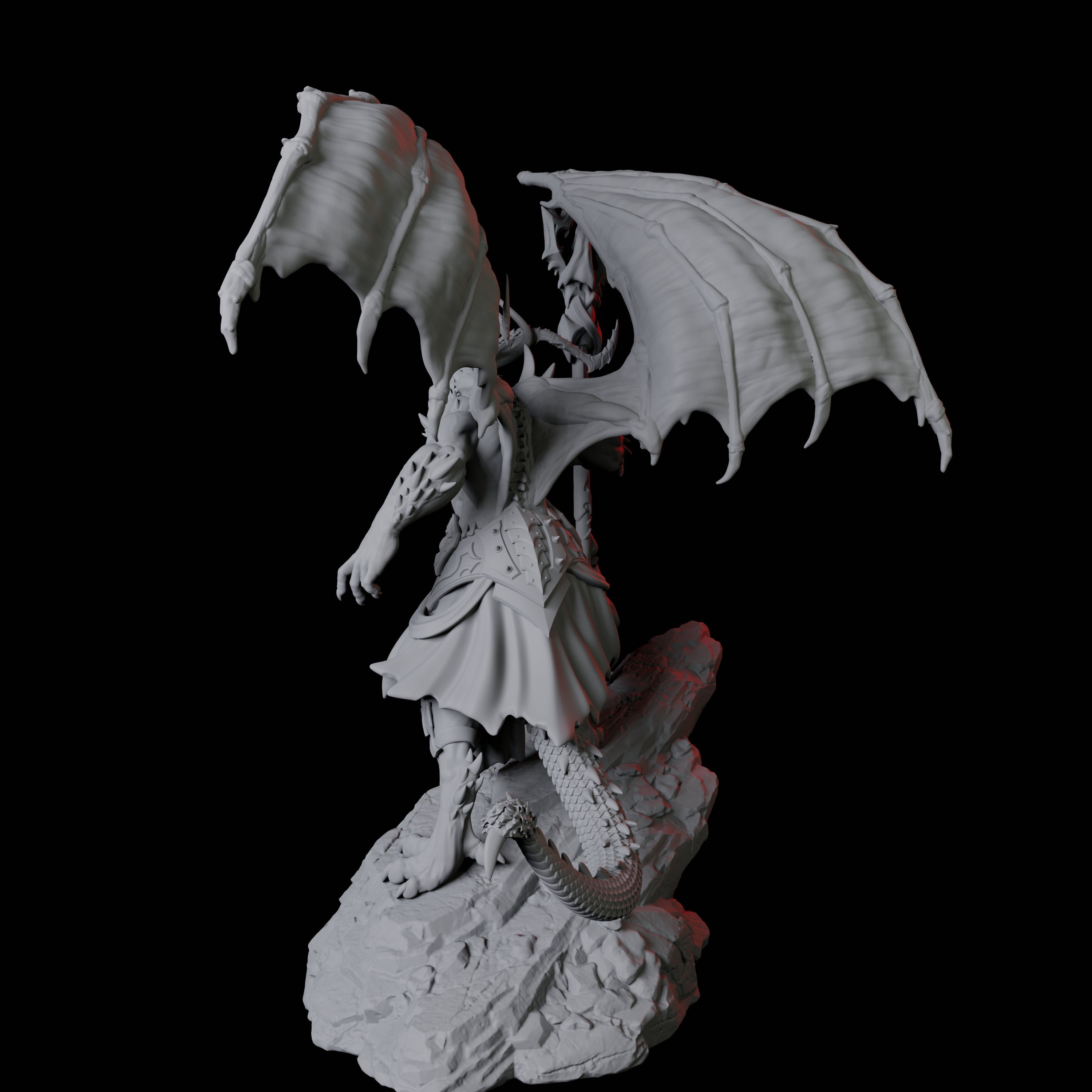 Taunting Horned Devil B Miniature for Dungeons and Dragons, Pathfinder or other TTRPGs