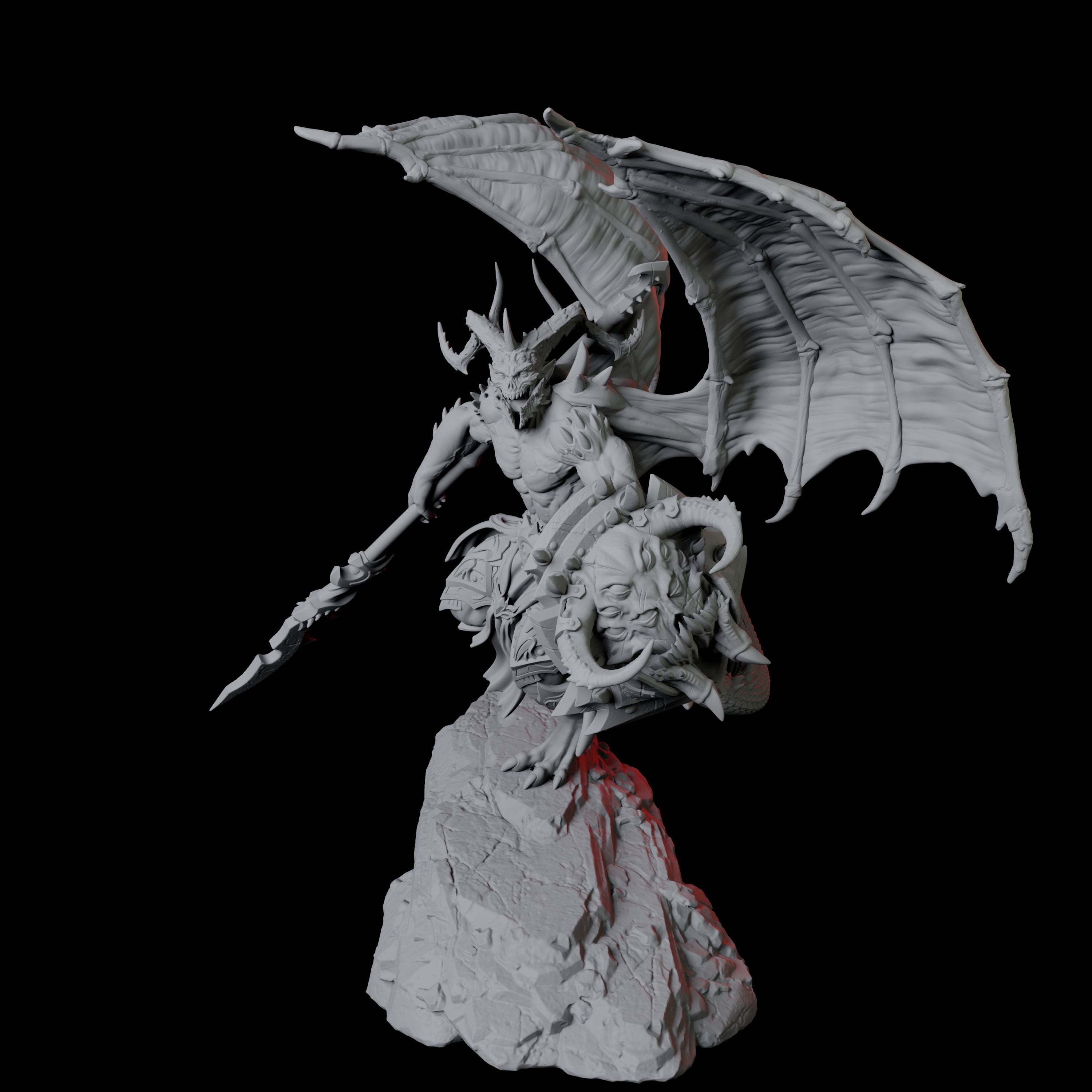 Taunting Horned Devil C Miniature for Dungeons and Dragons, Pathfinder or other TTRPGs