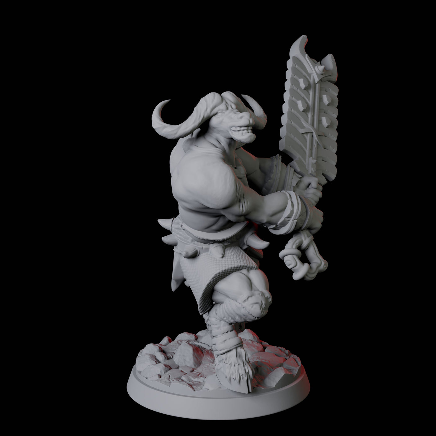 Ten Yakfolk Bundle Miniature for Dungeons and Dragons, Pathfinder or other TTRPGs