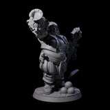 Tenacious Half Orc Quartermaster Pirate Miniature for Dungeons and Dragons, Pathfinder or other TTRPGs
