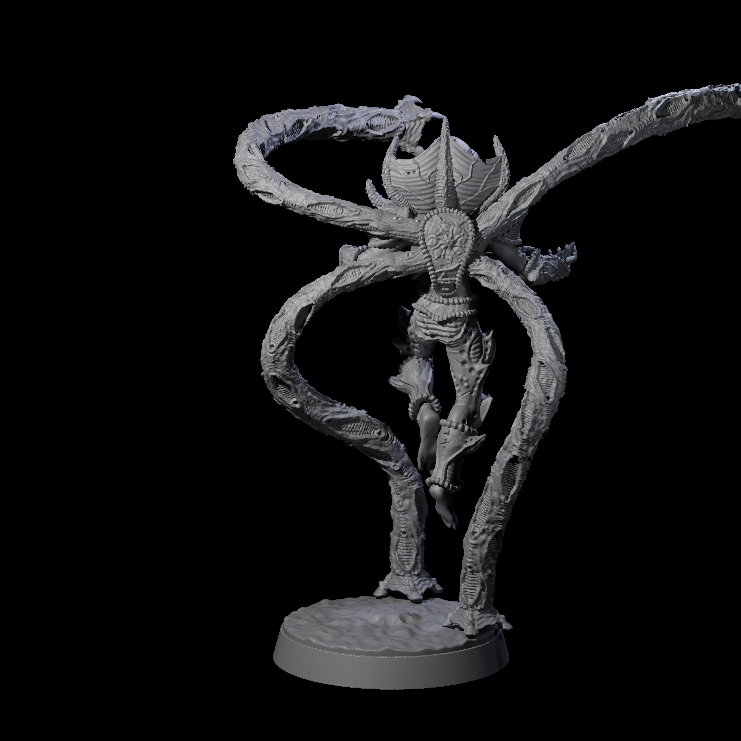 Tentacle Controlled Mind Flayer Controller Miniature for Dungeons and Dragons, Pathfinder or other TTRPGs