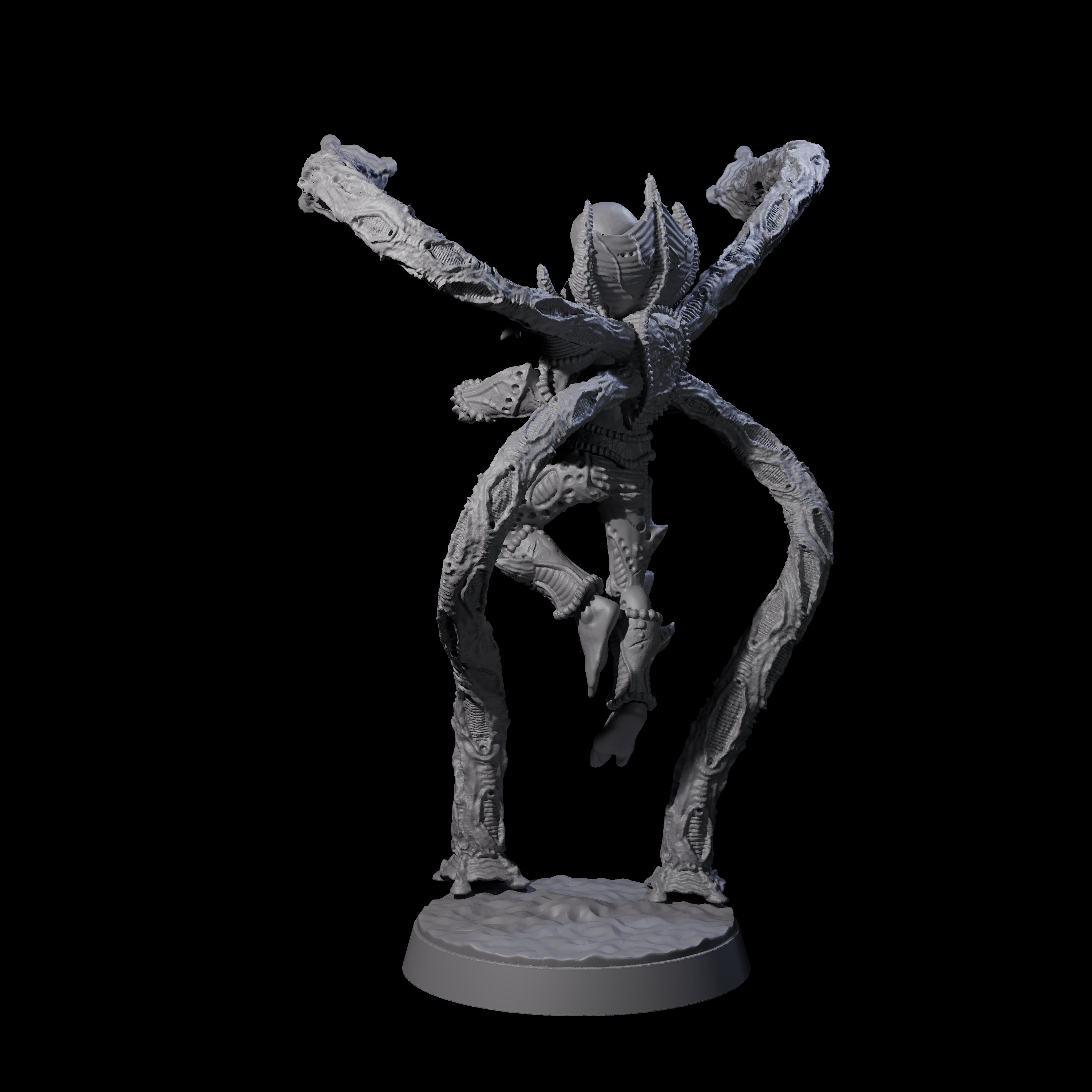 Tentacle Controlled Mind Flayer Controller Miniature for Dungeons and Dragons, Pathfinder or other TTRPGs