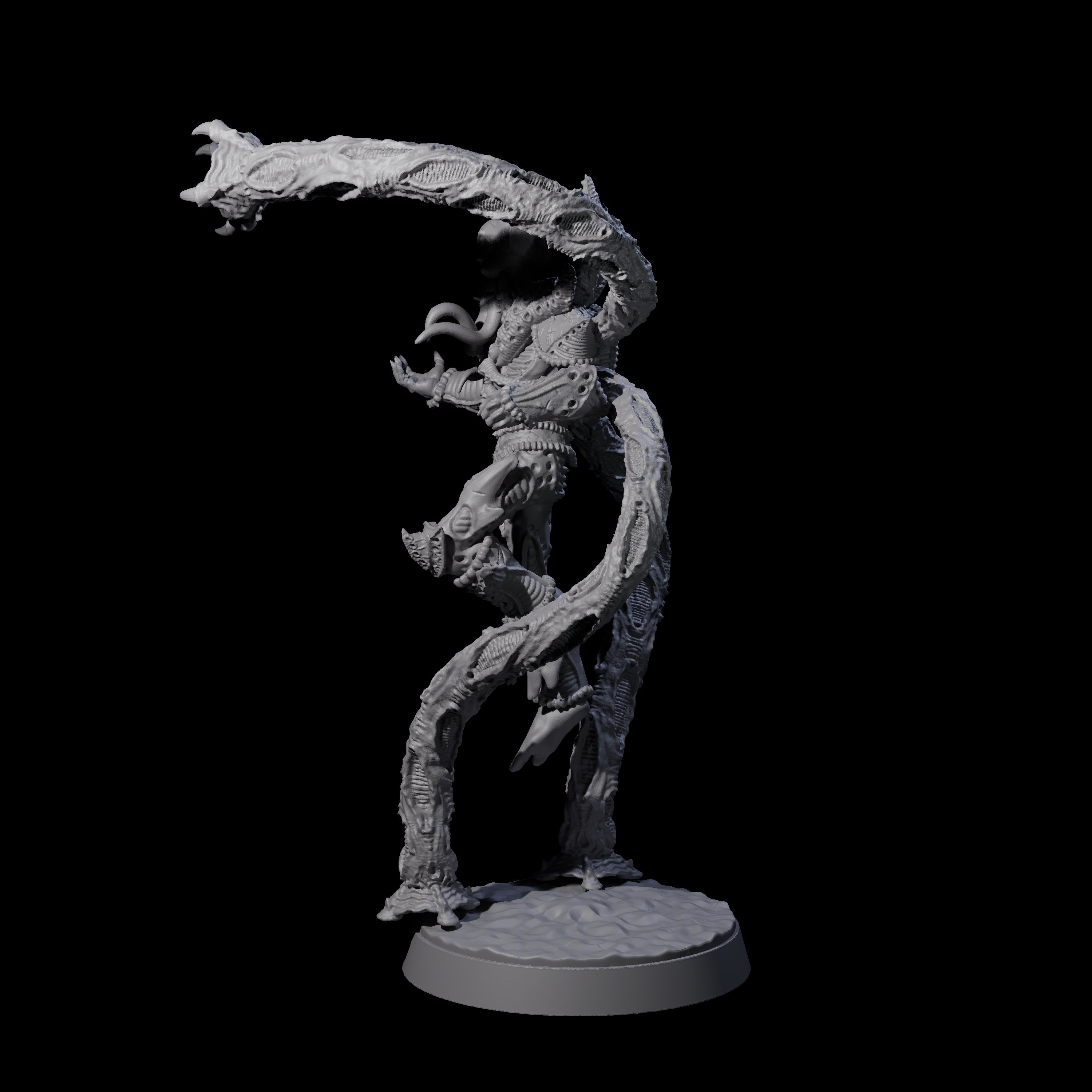 Tentacle Controlled Mind Flayer Controller Miniature for Dungeons and Dragons, Pathfinder or other TTRPGs