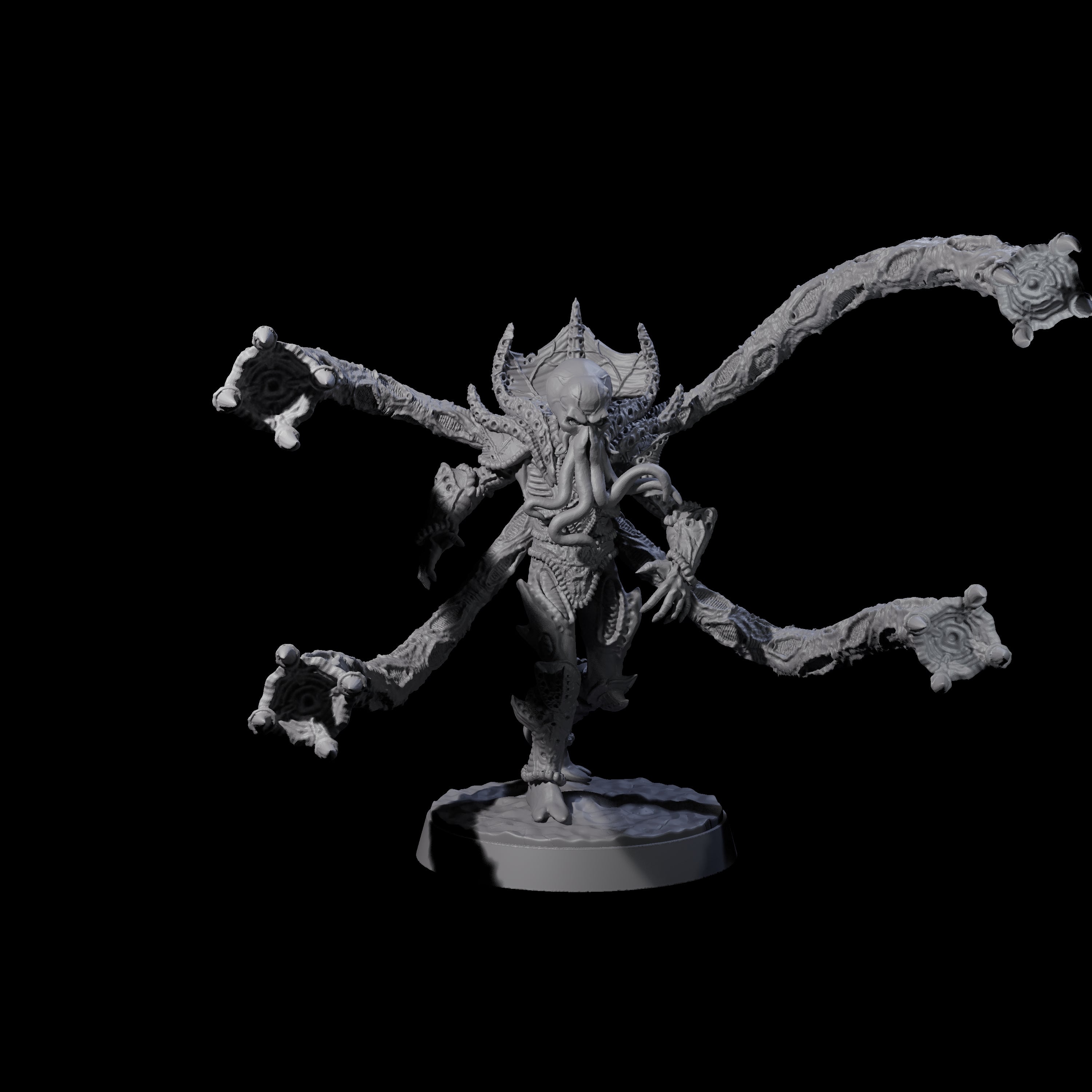 Tentacle Controlled Mind Flayer Stalker Miniature for Dungeons and Dragons, Pathfinder or other TTRPGs