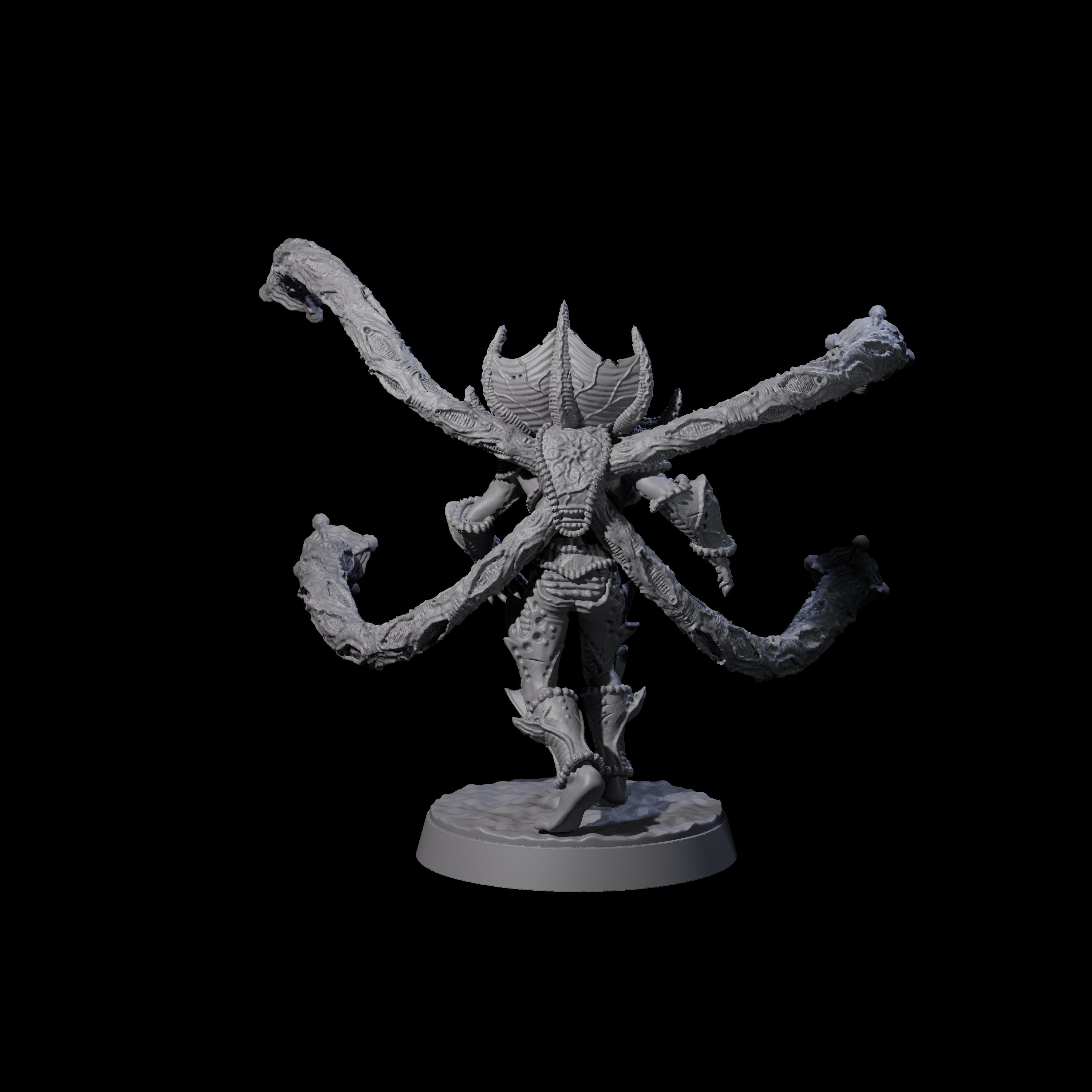 Tentacle Controlled Mind Flayer Stalker Miniature for Dungeons and Dragons, Pathfinder or other TTRPGs