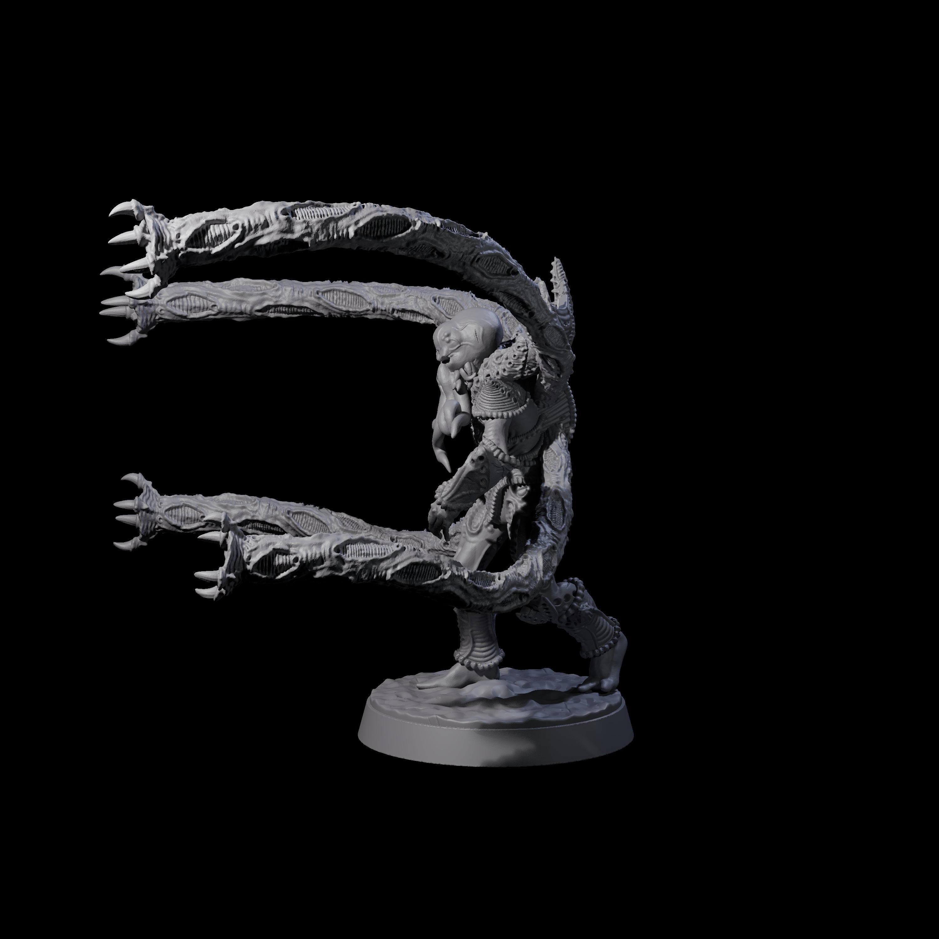 Tentacle Controlled Mind Flayer Stalker Miniature for Dungeons and Dragons, Pathfinder or other TTRPGs