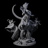 Tentacled Sea Hag Matriarch Miniature for Dungeons and Dragons, Pathfinder or other TTRPGs