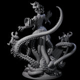 Tentacled Sea Hag Matriarch Miniature for Dungeons and Dragons, Pathfinder or other TTRPGs